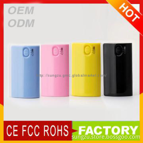 Portable mobile power bank 5200mAh